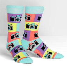 Load image into Gallery viewer, Say Cheese - Men's Crew Socks - Sock It To Me