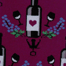 Load image into Gallery viewer, Wine - Women's Crew Socks - Sock It To Me