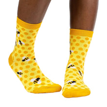 Load image into Gallery viewer, Bee's Knees - Women's Crew Socks - Sock It To Me Women's