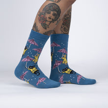 Load image into Gallery viewer, Petting in the Rain - Women's Crew Socks - Sock It To Me