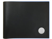 Load image into Gallery viewer, Teal Edge - Steel & Leather Billfold Wallet