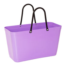 Load image into Gallery viewer, Large Lilac Hinza Bag - Green Plastic