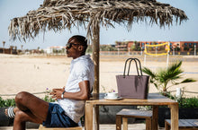 Load image into Gallery viewer, Small Plum Hinza Bag - Green Plastic