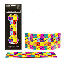 Load image into Gallery viewer, Woofhol - Modgy Portable Dog Bowl