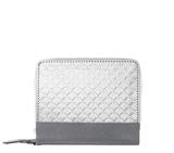 Load image into Gallery viewer, Zipper Wallet - Diamond Silver