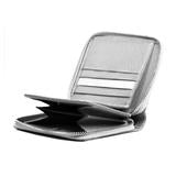 Load image into Gallery viewer, Zipper Wallet - Diamond Silver