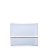 Load image into Gallery viewer, Periwinkle - Steel & Leather French Purse