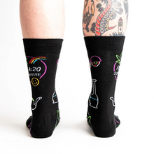 Load image into Gallery viewer, It's 4:20 Somewhere - Men's Crew Socks - Sock It To Me

