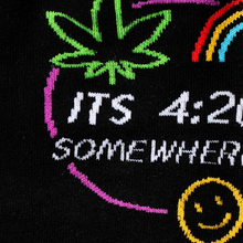 Load image into Gallery viewer, It's 4:20 Somewhere - Men's Crew Socks - Sock It To Me
