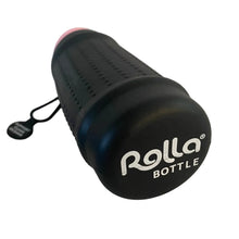 Load image into Gallery viewer, Rolla Bottle - Collapsible Water Bottle (Black/Pink)
