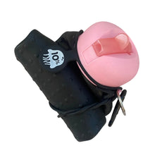Load image into Gallery viewer, Rolla Bottle - Collapsible Water Bottle (Black/Pink)
