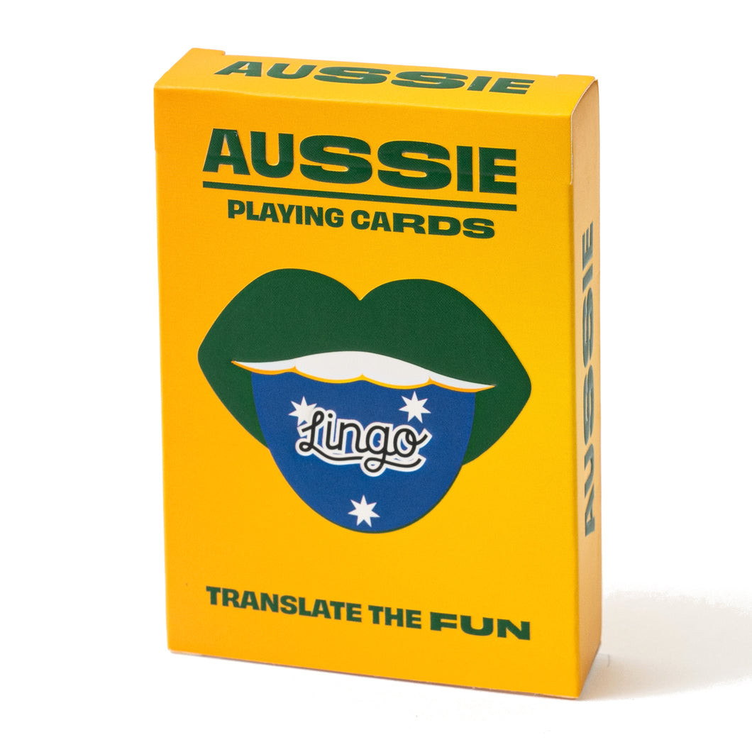 Aussi Slang Language Playing Cards - Lingo