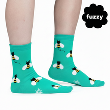 Load image into Gallery viewer, Bee Happy - Women's Crew Socks - Sock It To Me
