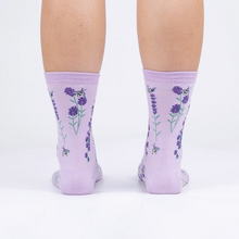 Load image into Gallery viewer, Bees &amp; Lavender - Women's Crew Socks - Sock It To Me
