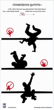Load image into Gallery viewer, Tät-Tat Recycled Bicycle Tube Bands - Break Dancer
