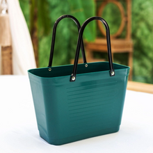 Load image into Gallery viewer, Small Hinza Bag 'Dark Green' - Green Plastic
