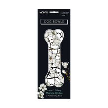 Load image into Gallery viewer, Louis C. Tiffany Magnolia Window - Modgy Portable Dog Bowl (2pk)
