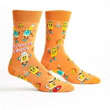 Load image into Gallery viewer, Don't Worry, Be Hoppy - Men's Crew Socks - Sock It To Me
