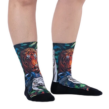 Load image into Gallery viewer, Eye of the Tiger - Performance Crew Socks - Sock It To Me
