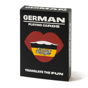 German Language Playing Cards - Lingo
