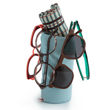 Load image into Gallery viewer, Sacco by Tät-Tat Glasses Pouch (Grey-Blue)
