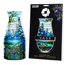Load image into Gallery viewer, Louis C. Tiffany Iris Landscape - Modgy Expandable Vase
