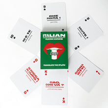 Load image into Gallery viewer, Italian Language Playing Cards - Lingo
