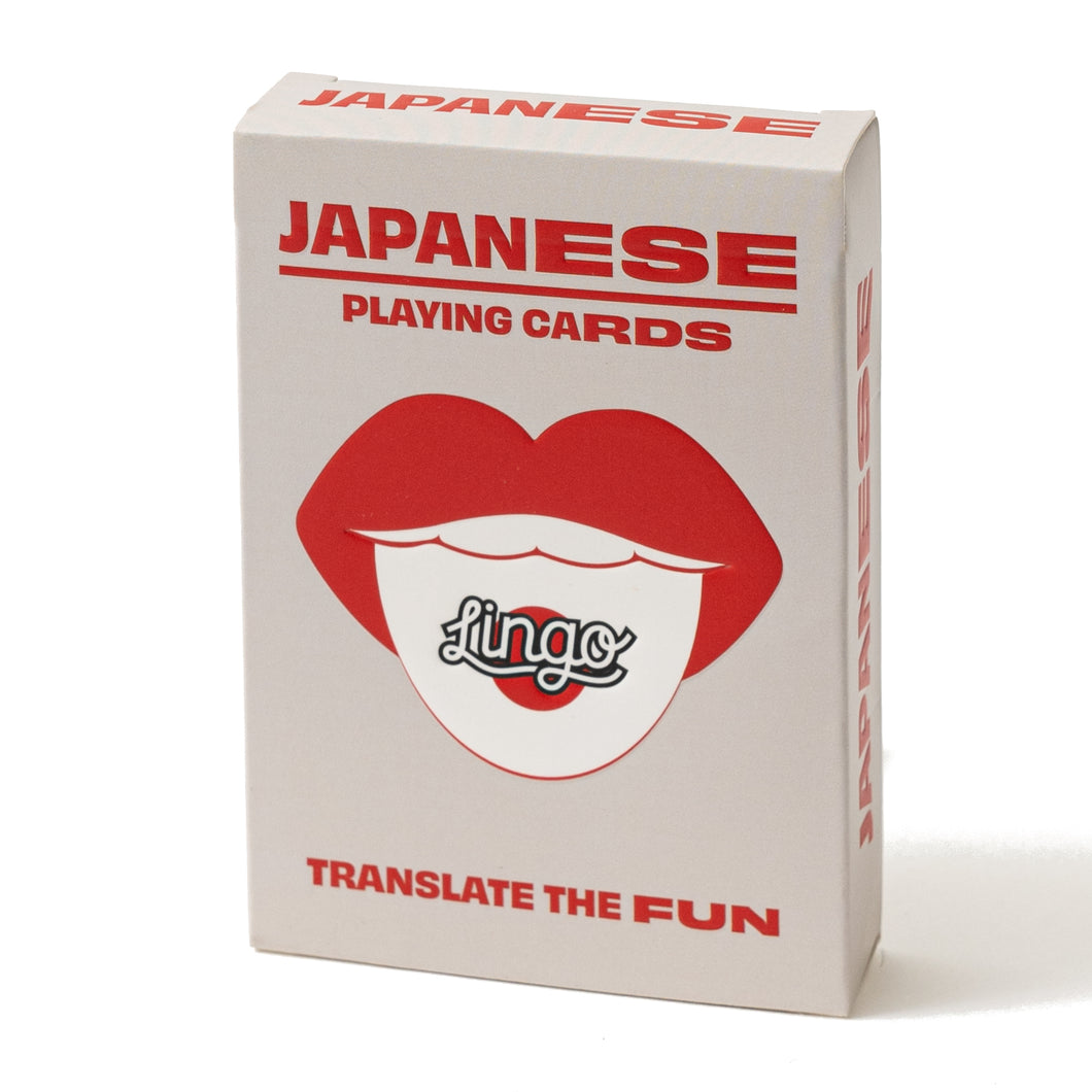 Japanese Language Playing Cards - Lingo