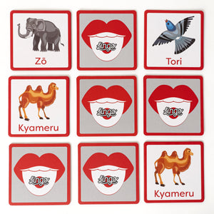 Lingo Japanese Animals Memory Match-It Game