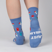 Load image into Gallery viewer, Just Chillin' - Women's Crew Socks - Sock It To Me
