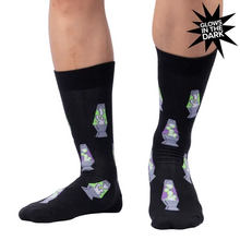 Load image into Gallery viewer, Lava My Life (Glow In The Dark) - Men's Crew Socks - Sock It To Me
