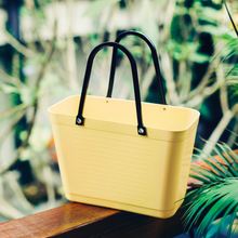 Load image into Gallery viewer, Small Hinza Bag 'Lemon' - Green Plastic
