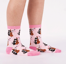 Load image into Gallery viewer, Mewsic to My Ears - Women's Crew Socks - Sock It To Me
