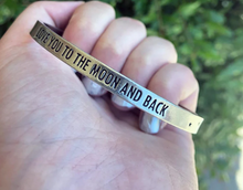 Load image into Gallery viewer, WHD Cuff -  Love You to the Moon and Back

