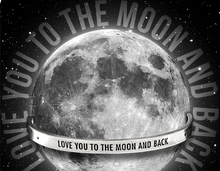 Load image into Gallery viewer, WHD Cuff -  Love You to the Moon and Back
