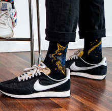 Load image into Gallery viewer, Night Cat - Men's Crew Socks - Sock It To Me

