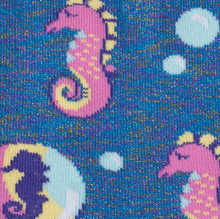 Load image into Gallery viewer, One Fine Sea Equine - Women's 'Shimmer' Crew Socks - Sock It To Me
