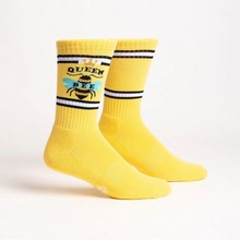 Load image into Gallery viewer, Queen Bee - Athletic Ribbed Crew Socks - Sock It To Me

