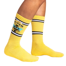 Load image into Gallery viewer, Queen Bee - Athletic Ribbed Crew Socks - Sock It To Me
