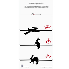Load image into Gallery viewer, Tät-Tat Recycled Bicycle Tube Bands - Rabbit
