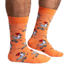 Load image into Gallery viewer, Rad Chicken - Men's Crew Socks - Sock It To Me
