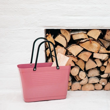 Load image into Gallery viewer, Small Hinza Bag 'Rose Gold' - Green Plastic
