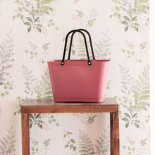 Load image into Gallery viewer, Small Hinza Bag 'Rose Gold' - Green Plastic
