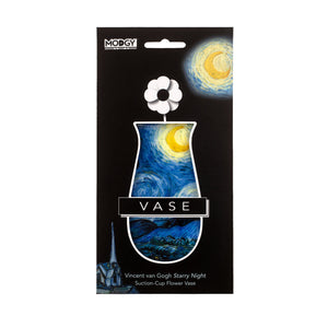 Van Gogh Starry Night Suction Cup Vase - Modgy