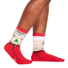 Load image into Gallery viewer, Saint Nick - Women's Crew Socks - Sock It To Me (Christmas)
