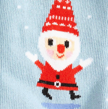 Load image into Gallery viewer, Santa Gnome - Junior Crew Socks (Ages 7-10) - Sock It To Me (Christmas)
