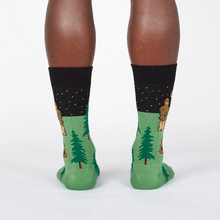 Load image into Gallery viewer, Sasquatch Camp Out - Men's Crew Socks - Sock It To Me

