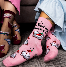 Load image into Gallery viewer, Spicy Book - Women's Crew Socks - Sock It To Me
