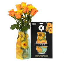 Load image into Gallery viewer, Van Gogh Sunflowers - Modgy Expandable Vase
