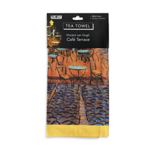 Load image into Gallery viewer, Vincent van Gogh Café Terrace Tea Towel - Modgy
